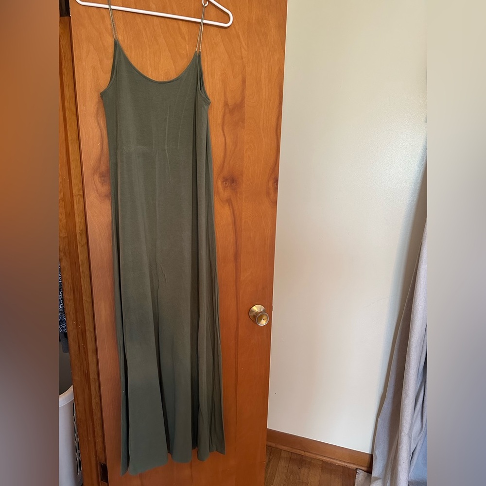 Armani Exchange Green Maxi Dress